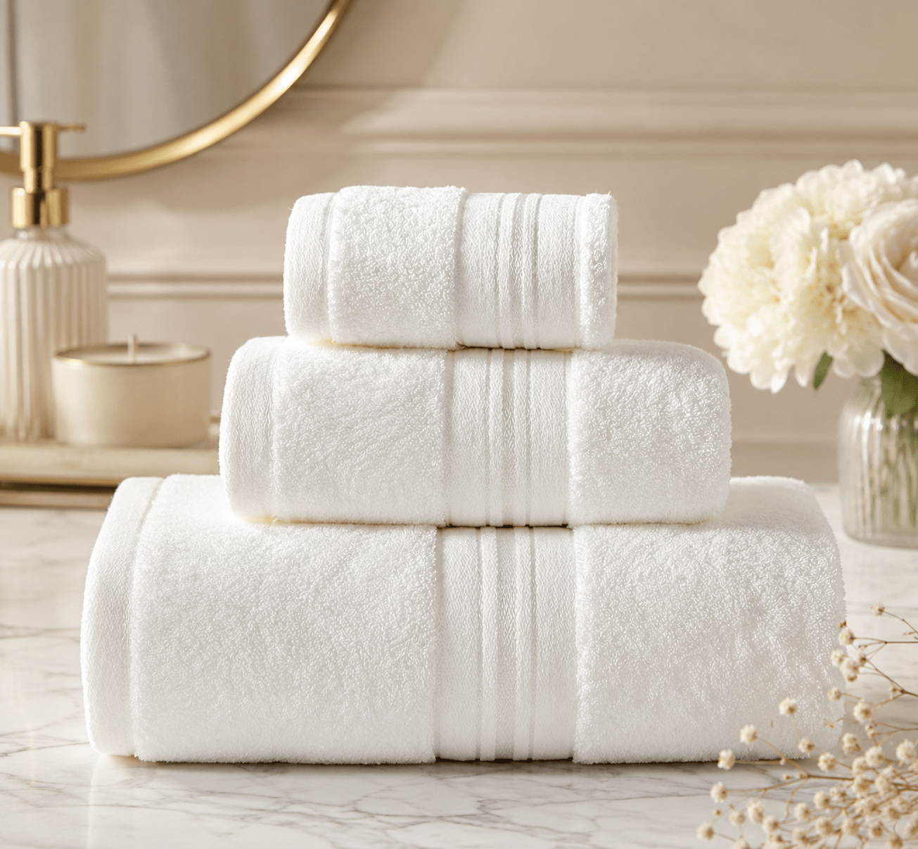Luxury Egyptian Cotton Towel Set - Taevani