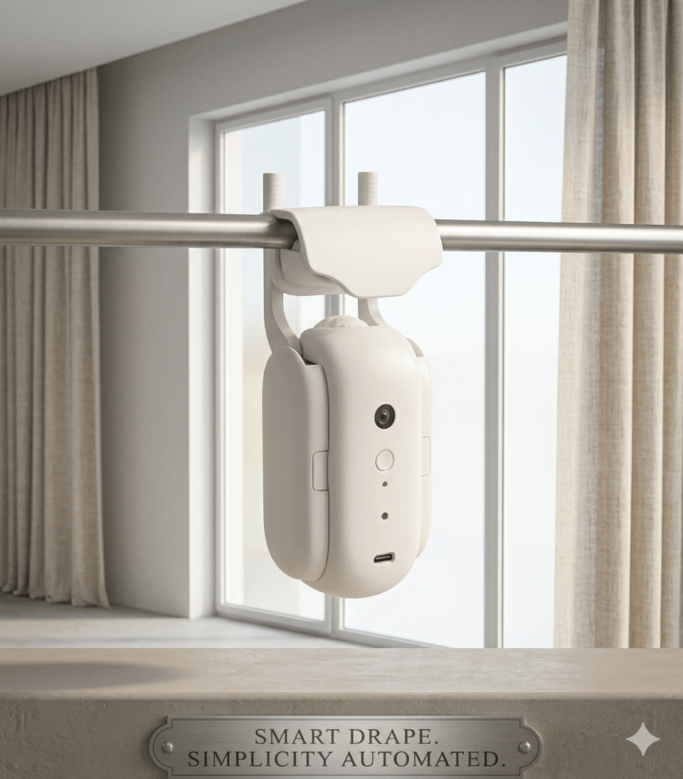 Electric Curtain Refitted Automatic Curtain Robot Roman Rod Track - Taevani