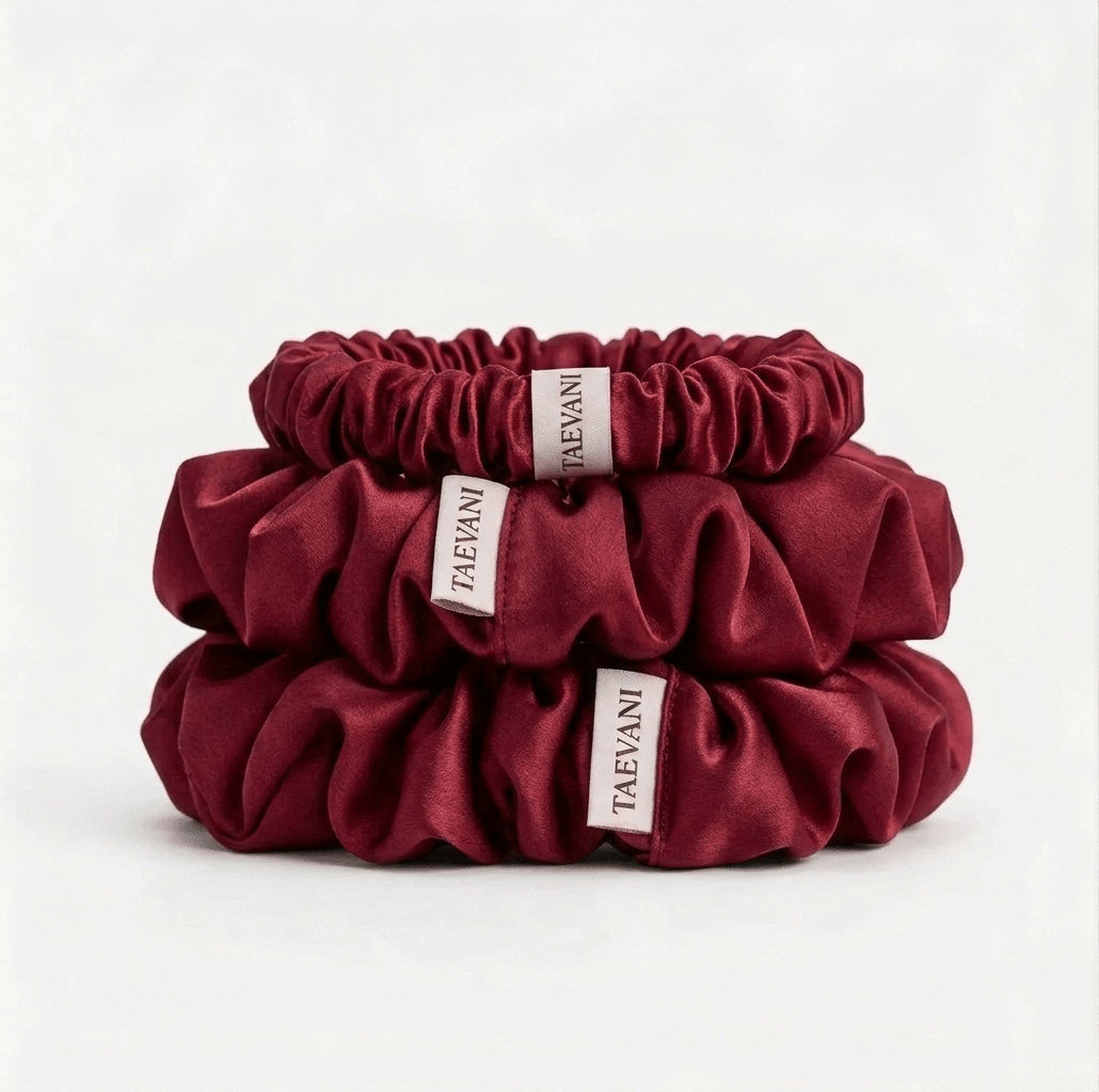 Pure Silk Scrunchie - Taevani
