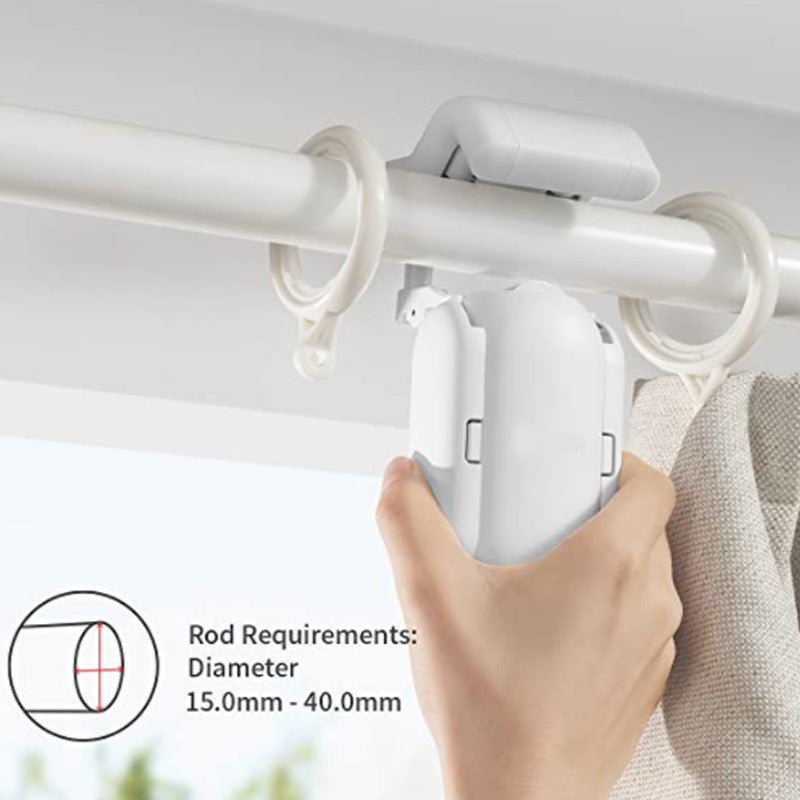 Electric Curtain Refitted Automatic Curtain Robot Roman Rod Track - Taevani