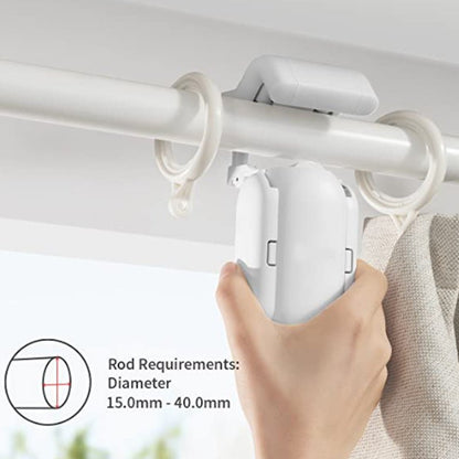Electric Curtain Refitted Automatic Curtain Robot Roman Rod Track - Taevani